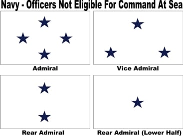 Officers Flags Navy Not Of The Line