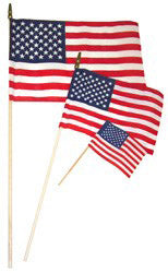 U.S. Hand-Held / Stick American Flags