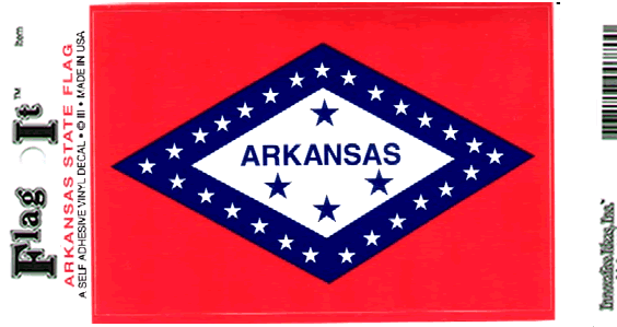 Arkansas Flag Decal Sticker