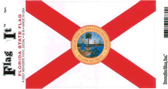 Florida Flag Decal Sticker