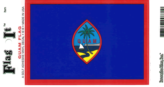 Guam Flag Decal Sticker