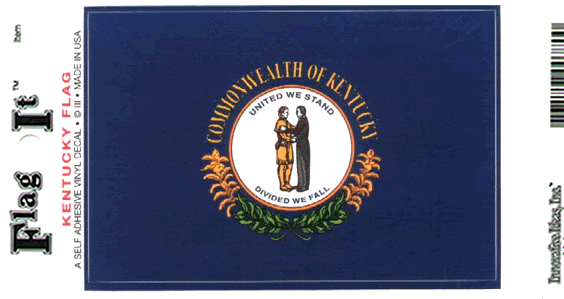 Kentucky Flag Decal Sticker