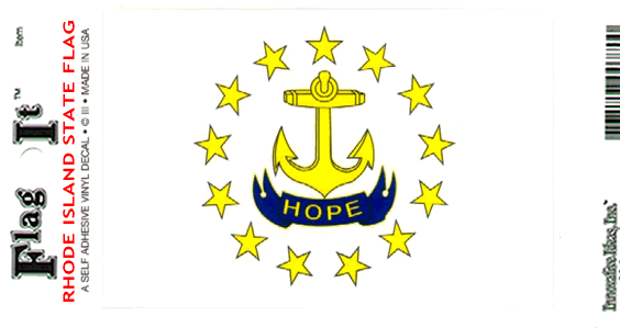Rhode Island Flag Decal Sticker