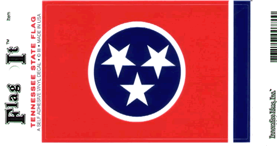 Tennessee Flag Decal Sticker