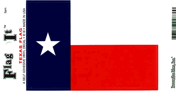 Texas Flag Decal Sticker