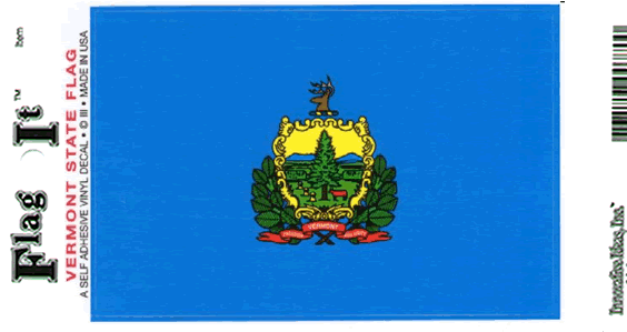 Vermont Flag Decal Sticker