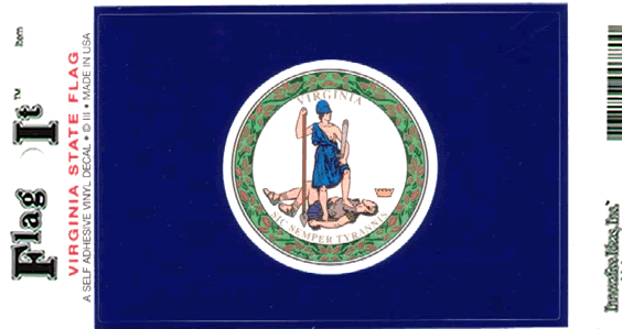 Virginia Flag Decal Sticker
