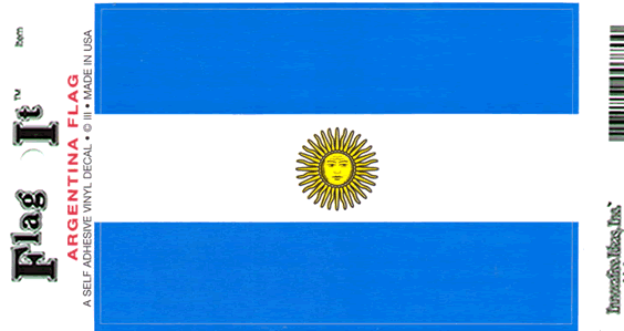 Argentina Flag Decal Sticker