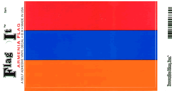 Armenia Flag Decal Sticker