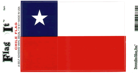 Chile Flag Decal Sticker