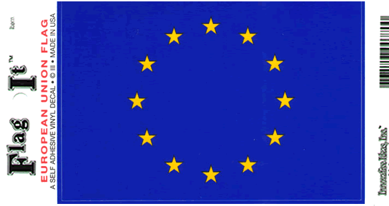 European Union Flag Decal Sticker