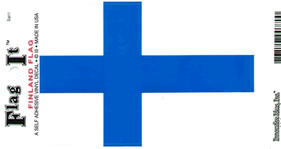 Finland Flag Decal Sticker