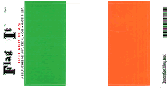 Ireland Flag Decal Sticker