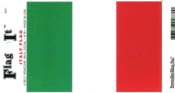 Italy Flag Decal Sticker