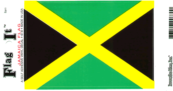 Jamaica Flag Decal Sticker