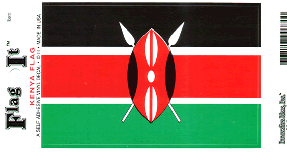 Kenya Flag Decal Sticker