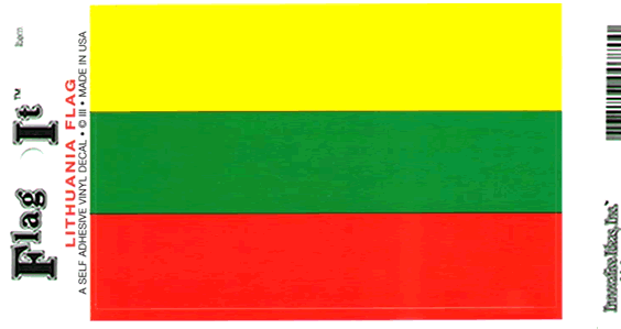 Lithuania Flag Decal Sticker