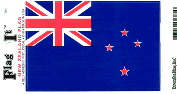 New Zealand Flag Decal Sticker