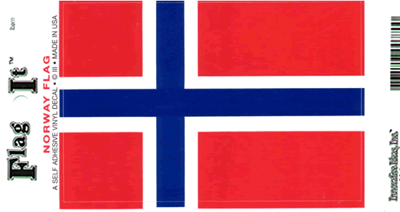 Norway Flag Decal Sticker