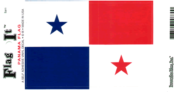 Panama Flag Decal Sticker
