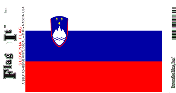 Slovenia Flag Decal Sticker