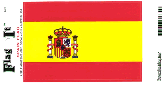 Spain Flag Decal Sticker