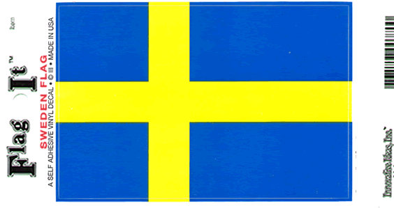 Sweden Flag Decal Sticker