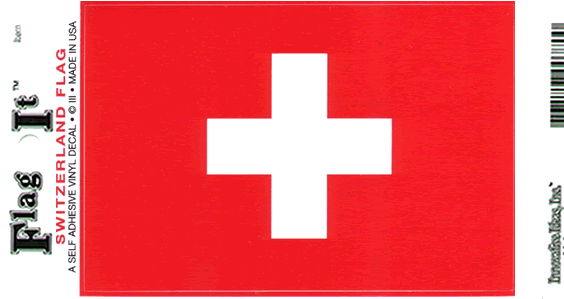 Switzerland Flag Decal Sticker