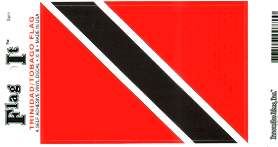 Trinidad & Tobago Flag Decal Sticker