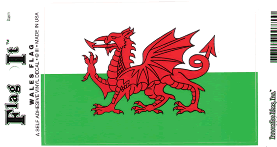 Wales Flag Decal Sticker