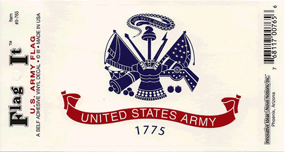 Army Flag Decal Sticker