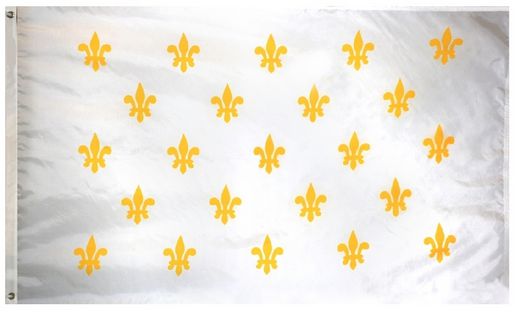 French Fleur -De-Lis (23) Flag