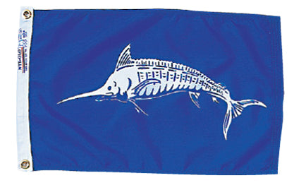 Fish Flag - White Marlin Design
