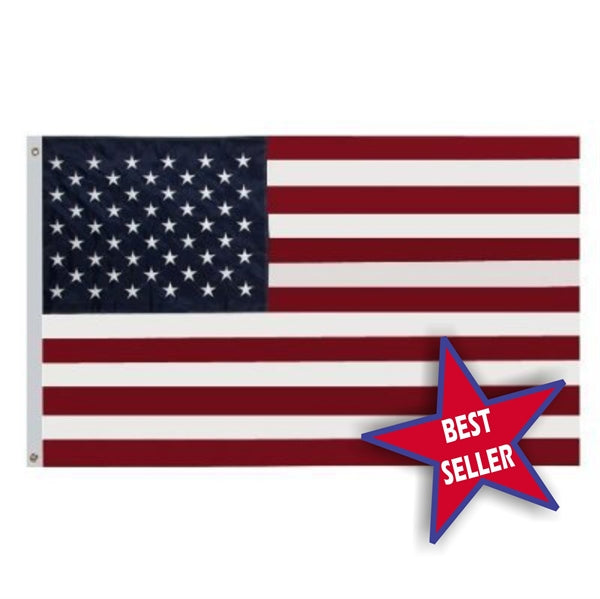 3'x5' American Flag - Nylon Embroidered