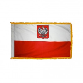 Poland with Eagle Flag