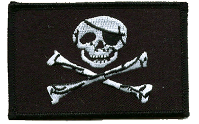 Jolly Roger Flag Patch