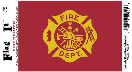 Fire Department Firefighter Logo Decal Sticker