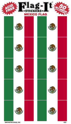 Mexico Flag Decal Sticker