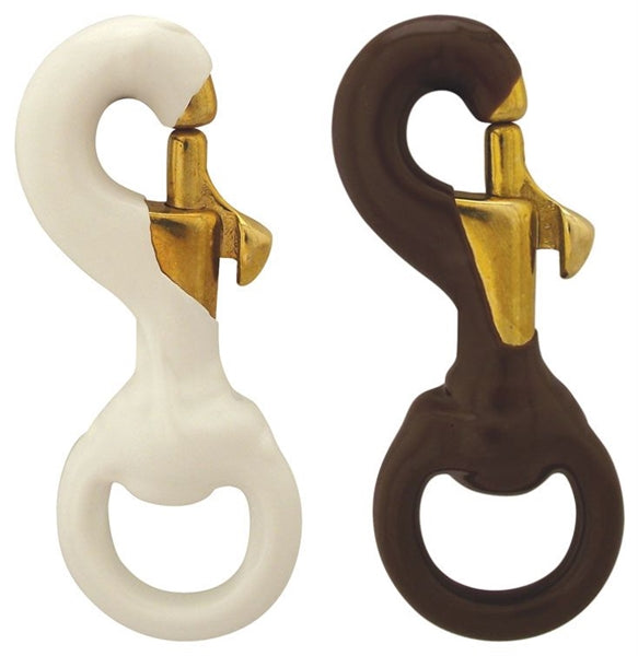 Clip/Snap - Brass Rubber Coated