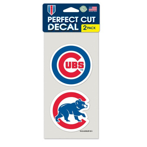 Cubs Sticker Box Chicago Cubs Decal Sticker Pack From Flags Unlimited