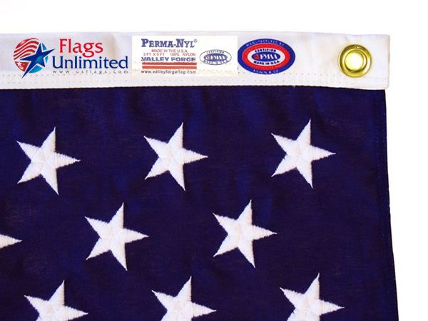Valley Forge American Flags - Perma-Nyl Material