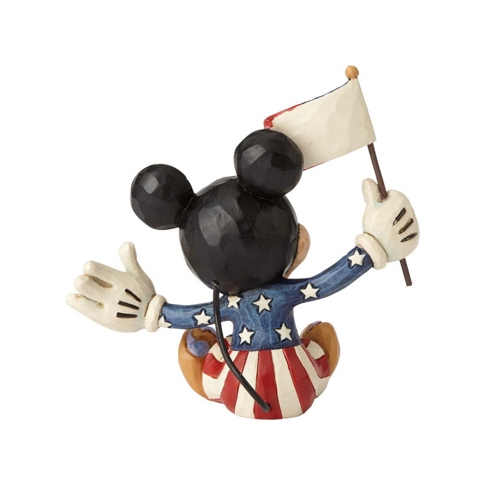 Jim Shore Mini Patriotic Mickey Mouse Figurine