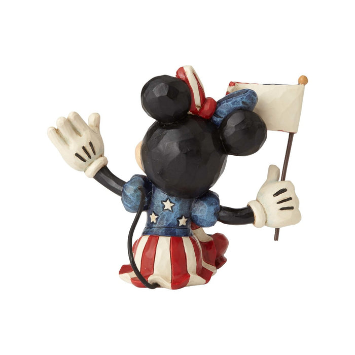 Jim Mini Mouse Jim Shore Mini Patriotic Minnie Mouse Figurine — Flags Unlimited