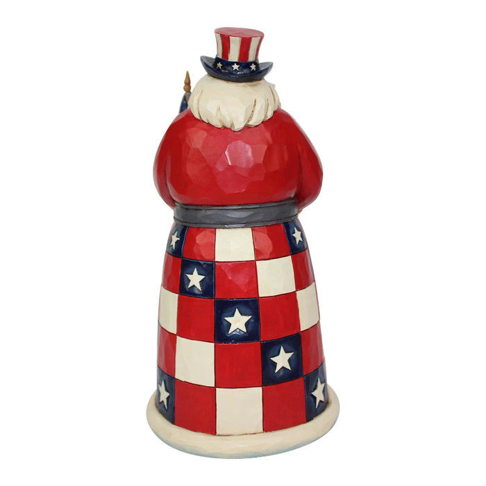 Jim Shore America Santa Around the World Figurine