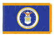 Air Force Seal Flag With Fringe