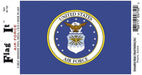 Air Force Seal Flag Decal