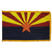 Arizona State Flag With Pole Hem & Fringe