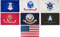 7 Flag Armed Forces Set