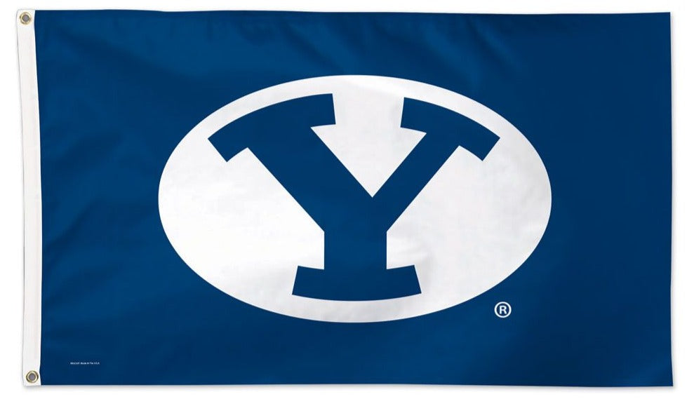 College Flags & Banners Co. BYU Pennant - Full Size 12"x30" Felt, Officially Licensed Brigham Young University Decor