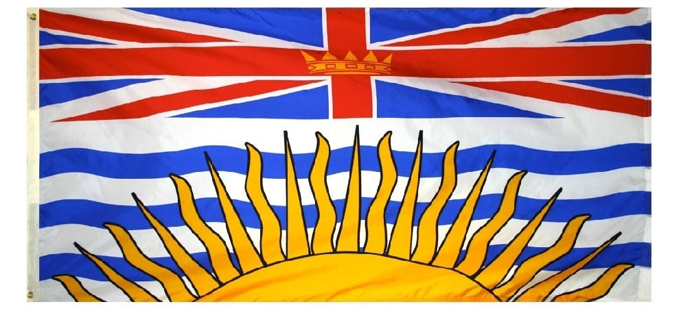 Canadian Province - British Columbia Flag
